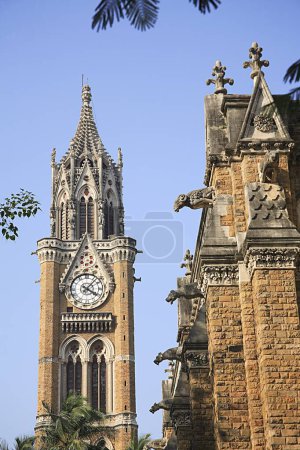 Rajabai Clock Tower ; Churchgate ; Bombay Mumbai ; Maharashtra ; India