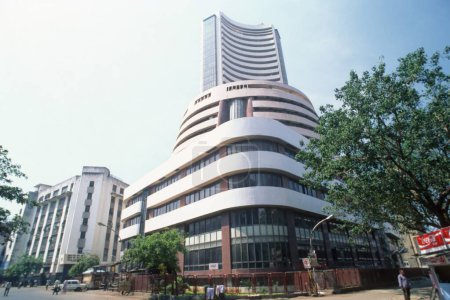 Téléchargez les photos : Bourse de Bombay, Mumbai, Maharashtra, Inde - en image libre de droit