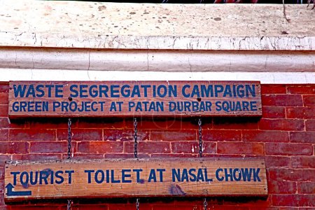 Photo for Toilet for tourists, kathmandu, nepal - Royalty Free Image