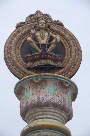 Foto de Estatua sobre pilar, puri, orissa, india, asia - Imagen libre de derechos