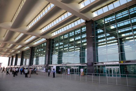 Téléchargez les photos : Aéroport international de Bengaluru, Bangalore, Karnataka, Inde - en image libre de droit