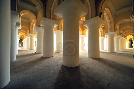 Photo for Pillar in thirumalai nayak palace , Madurai , Tamil Nadu , India - Royalty Free Image