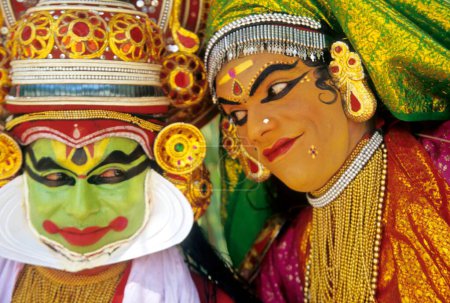 Téléchargez les photos : Kathakali, danse classique, kerala, Inde - en image libre de droit