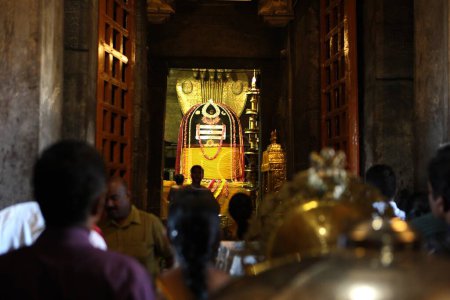Photo for Huge Shiva Linga Brihadishwara Temple Tamilnadu India Asia - Royalty Free Image