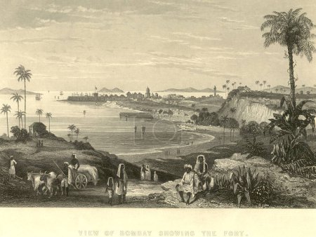 Photo for View of fort, Bombay now Mumbai, Maharashtra, India - Royalty Free Image