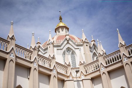 Kathedrale Unserer Lieben Frau von Lourdes hat einen interessanten unterirdischen Schrein; Thrissur; Kerala; Indien