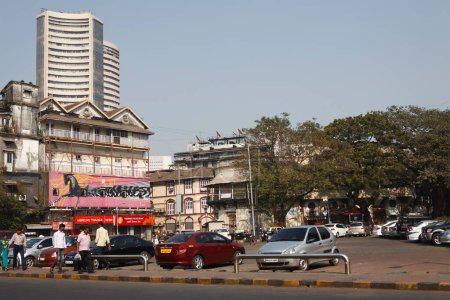Téléchargez les photos : Bombay Stock Exchange Building Mumbai Maharashtra Inde Asie Jan 2012 - en image libre de droit