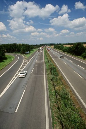 Foto de Vista de autopista en la India - Imagen libre de derechos