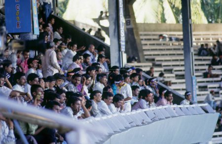 Photo for Spectators at Wankhede Stadium, Mumbai, Maharashtra, India - Royalty Free Image