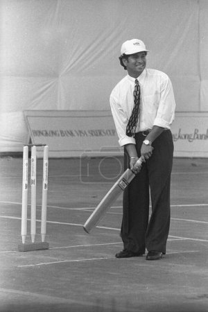 Téléchargez les photos : Cricket indien Sachin Tendulkar - en image libre de droit