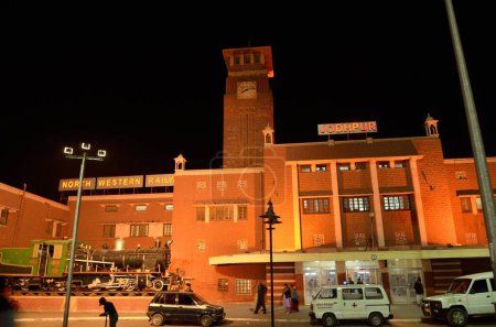 Téléchargez les photos : Gare de Jodhpur Rajasthan Inde Asie - en image libre de droit