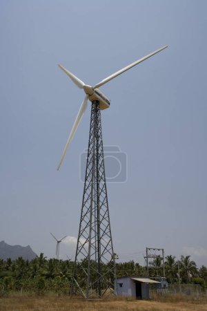 Windmill electric power sub station; Kanyakumari ; Tamil Nadu ; India
