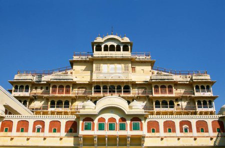 Téléchargez les photos : Chandra Mahal, City Palace, Jaipur, Rajasthan, Inde - en image libre de droit