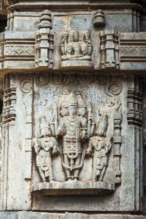 Téléchargez les photos : Sculpture kopeshwar temple, Kolhapur, Maharashtra, Inde, Asie - en image libre de droit