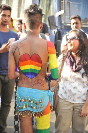 Photo for Gay pride, mumbai, maharashtra, Asia, India - Royalty Free Image