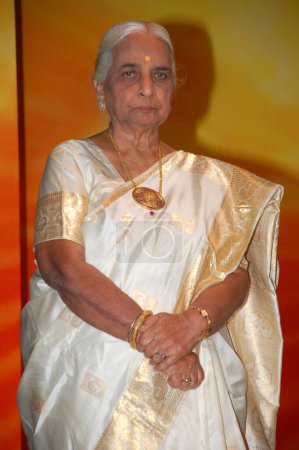 Téléchargez les photos : Padmabhushan Girija Devi chanteur classique de banaras gharana ; Inde - en image libre de droit