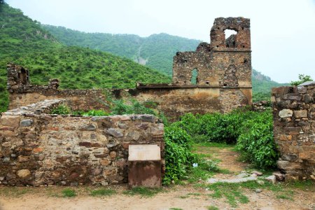 Téléchargez les photos : Fort ruines, Bhangarh, Rajgarh, Alwar, Rajasthan, Inde, Asie - en image libre de droit