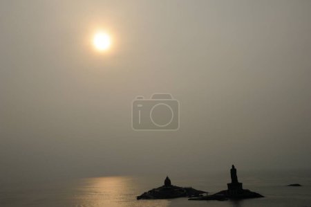 Téléchargez les photos : Monument commémoratif Vivekananda Rock, Kanyakumari, Tamil nadu, Inde, Asie - en image libre de droit
