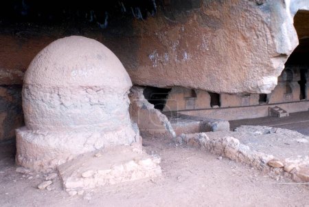 Photo for Stupa in Tanhale caves ; Maharashtra ; India - Royalty Free Image