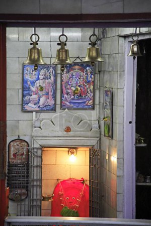 Foto de Templo Hanuman en Krantiveer Vasantrao Narayanrao Naik Chowk llamado Tardeo Chowk; Bombay ahora Mumbai; Maharashtra; India - Imagen libre de derechos
