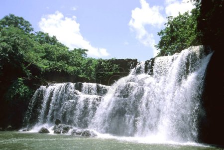 Photo for Waterfall, Napane Village, Vaibhavwadi, Kankavali, Maharashtra, India - Royalty Free Image
