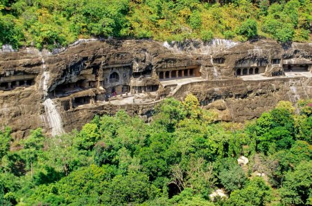 Téléchargez les photos : Grottes Ajanta, Aurangabad, Maharashtra, Inde - en image libre de droit