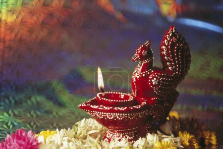 Diwali deepawali Festival, Diwali-Kartendesign, Öllampe