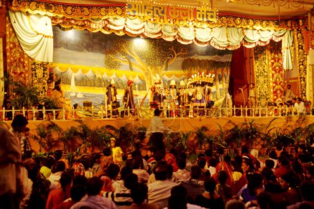 Téléchargez les photos : Ramleela, Dassera Festival, Mumbai Bombay, Maharashtra, Inde - en image libre de droit