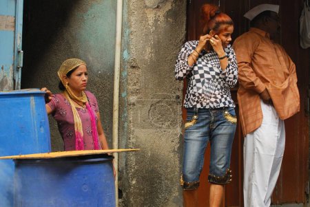 Foto de Prostitutas, Kamathipura, Bombay Mumbai, Maharashtra, India - Imagen libre de derechos