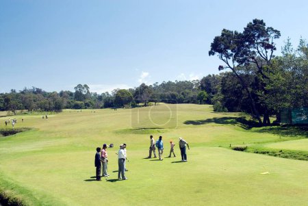 Foto de El club de golf Kodaikanal tiene 6426 yardas de ancho; Kodaikanal; Tamil Nadu; India - Imagen libre de derechos
