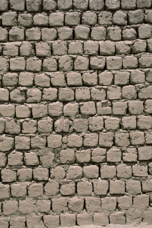 Téléchargez les photos : Mur de briques de boue, ladakh, jammu et Cachemire, Inde - en image libre de droit