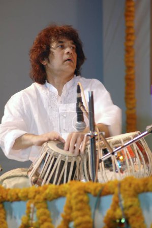 Foto de Música, Música Clásica India, Instrumento Musical, Tambor, Tabla, Artista Ustad Zakir Hussain, Ritmo, Interpretación - Imagen libre de derechos