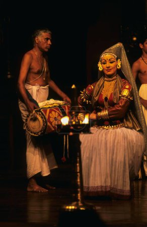 Photo for Indian classical dance kathakali at kerala India Asia - Royalty Free Image