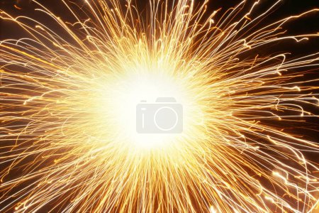 Foto de Fuegos artificiales, petardo jamin chakkar Diwali deepawali Festival, bombay mumbai, maharashtra, India - Imagen libre de derechos