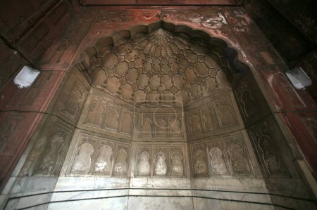 Téléchargez les photos : Jama Masjid, vieille mosquée indienne, 1658 A.D. Vieux Delhi, Inde - en image libre de droit