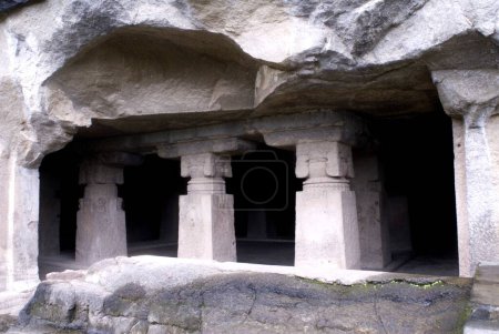 Foto de Ellora cuevas vista; Aurangabad; Maharashtra; India - Imagen libre de derechos