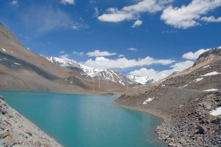 Foto de Glaciar en Vishaltal; Himachal Pradesh; India - Imagen libre de derechos