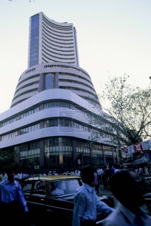 stock exchange building ; fort ; mumbai bombay ; maharashtra ; india