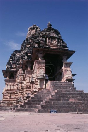 Temple Vishvanatha à Khajuraho, Madhya Pradesh, Inde