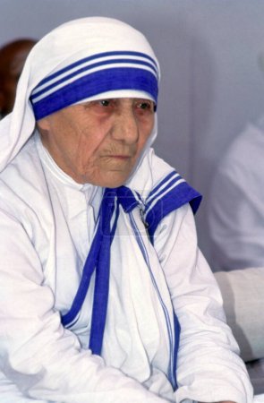 Photo for Winner of most prestigious noble prize social worker Mother Teresa - Royalty Free Image