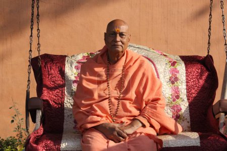 Photo for Swami Satyamitranand at Haridwar Uttrakhand India Asia - Royalty Free Image
