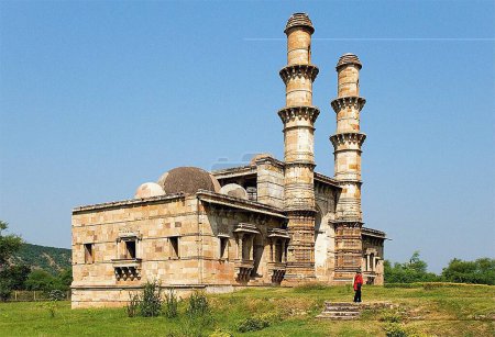 Téléchargez les photos : Patrimoine mondial de l'UNESCO Champaner Pavagadh ; Kevada Masjid construit par Mahmud Begdas Umrao ; Champaner ; Panchmahals district ; Gujarat ; Inde ; Asie - en image libre de droit