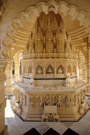 Foto de Templo de Jain, Palitana, Gujarat, India - Imagen libre de derechos