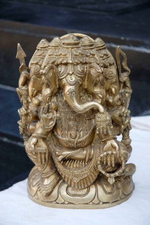 Photo for Idol of lord Ganesh elephant headed god , India - Royalty Free Image