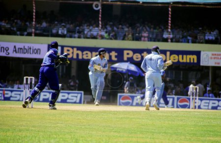 Photo for India Srilanka Cricket Match, Wankhede Stadium, Mumbai, Maharashtra, India - Royalty Free Image