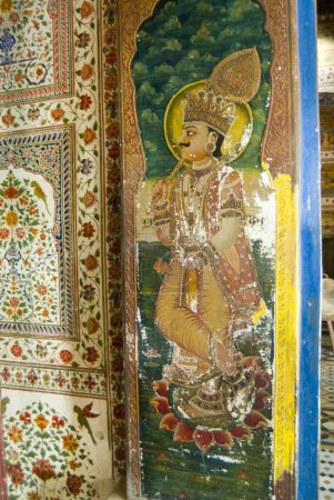 Photo for Mural in Jain temple; Bikaner ; Rajasthan ; India - Royalty Free Image