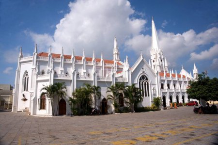 Foto de Catedral de San thome, Madras Chennai, Tamil Nadu, India - Imagen libre de derechos