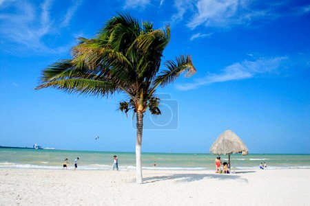 Foto de Vista de la playa, Progresso, México - Imagen libre de derechos