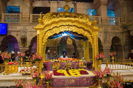 Photo for Darshan guru granth sahib, delhi, india, asia - Royalty Free Image