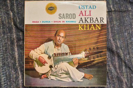 Photo for Long playing records of ustad ali akbar khan, india, asia - Royalty Free Image
